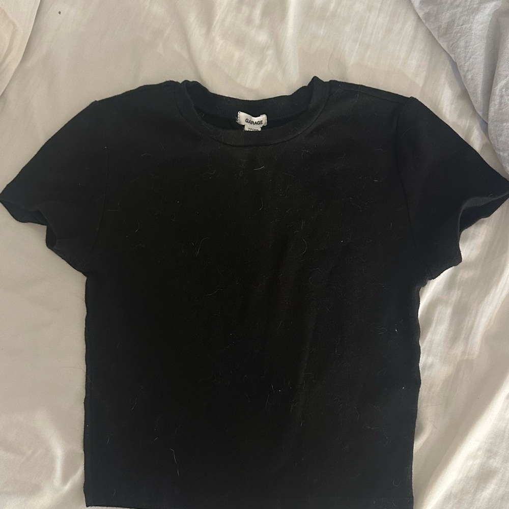 Garage black tee